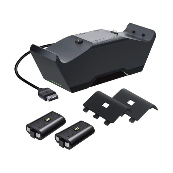 base-de-carga-para-controles-next-dual-controller-charging-system-con-2-baterias-de-1200-mah-para-xbox-series-xs-negro