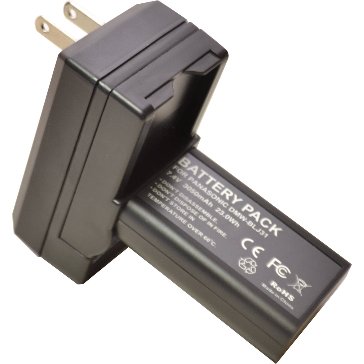 Batería Bescor cargador para Lumix S1 (7.4V, 3050mAh) - vista principal