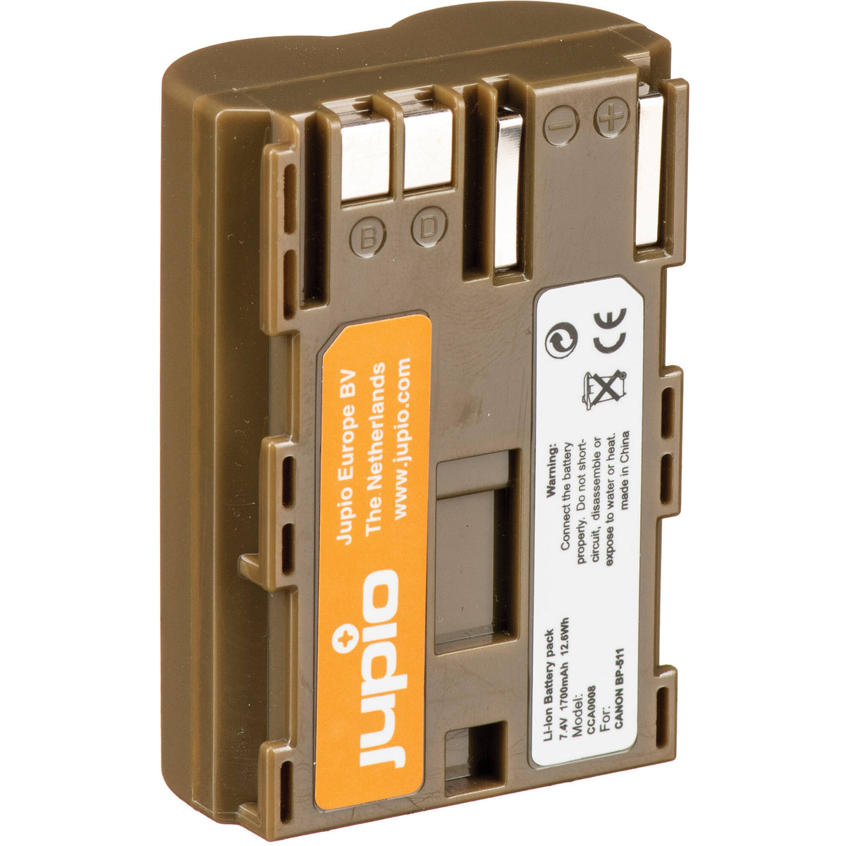 Batería Jupio BP-511 (7.4V, 1700mAh) - vista frontal