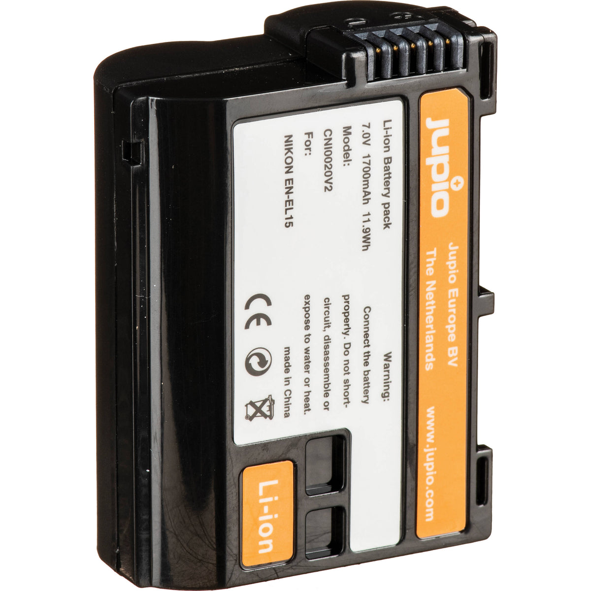 Batería Jupio EN-EL15A (7V, 1700mAh) - vista frontal