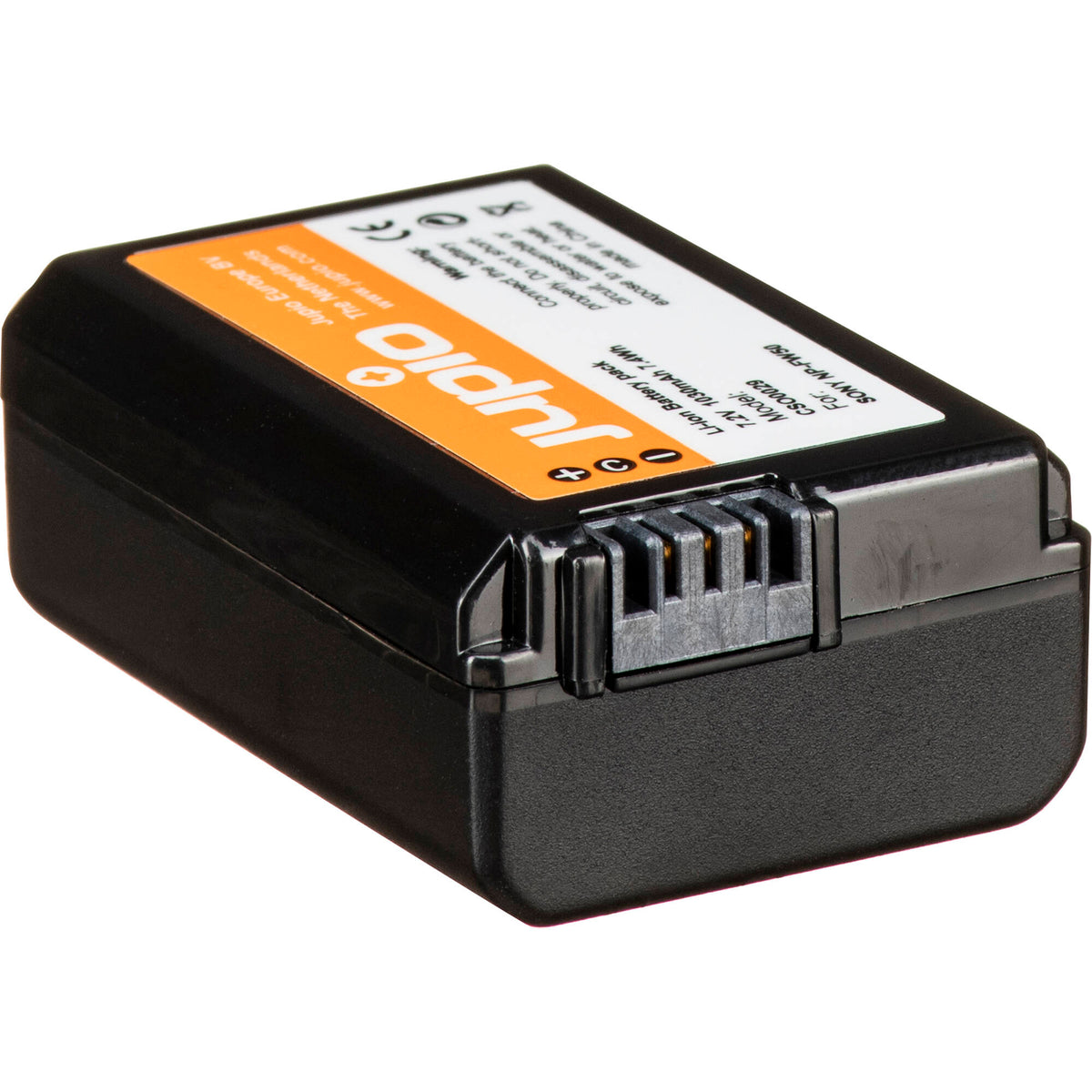 Batería Jupio NP-FW50 (7.4V, 1030mAh) - vista trasera