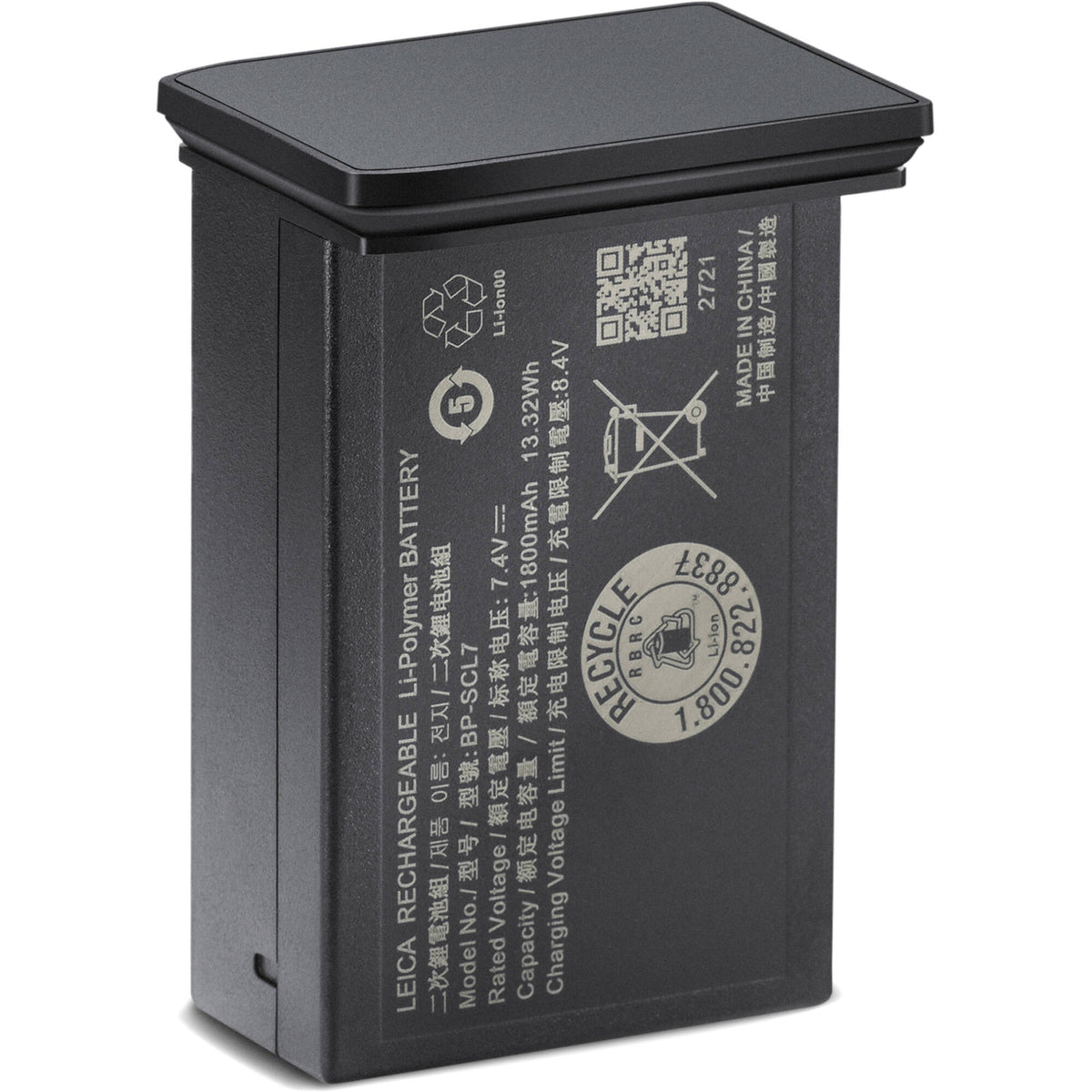 Batería Leica BP-SCL7 (Metal Gris) - vista principal