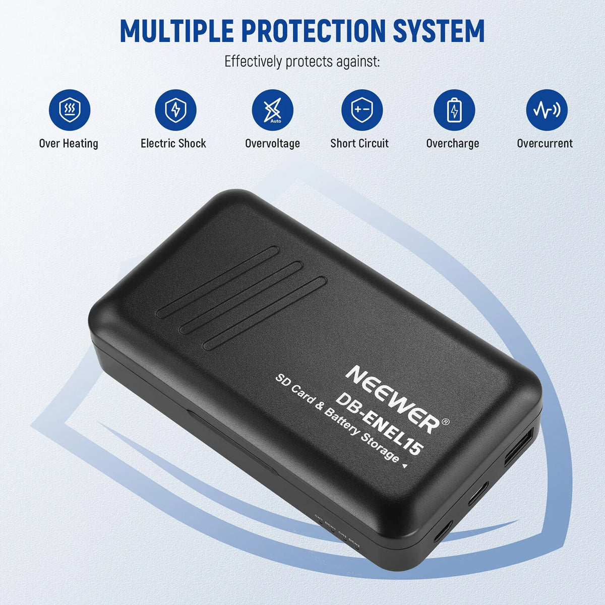 Batería Neewer EN-EL15c y USB cargador kit - en uso