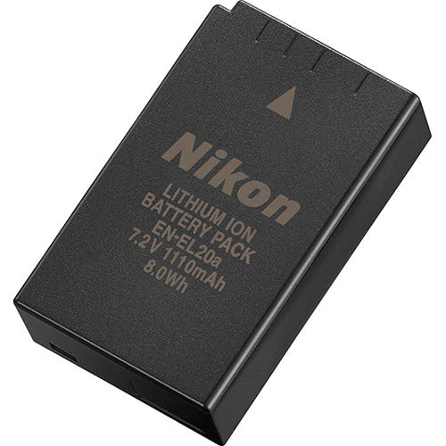 Batería Nikon EN-EL20a (7.2V, 1110mAh) - vista frontal