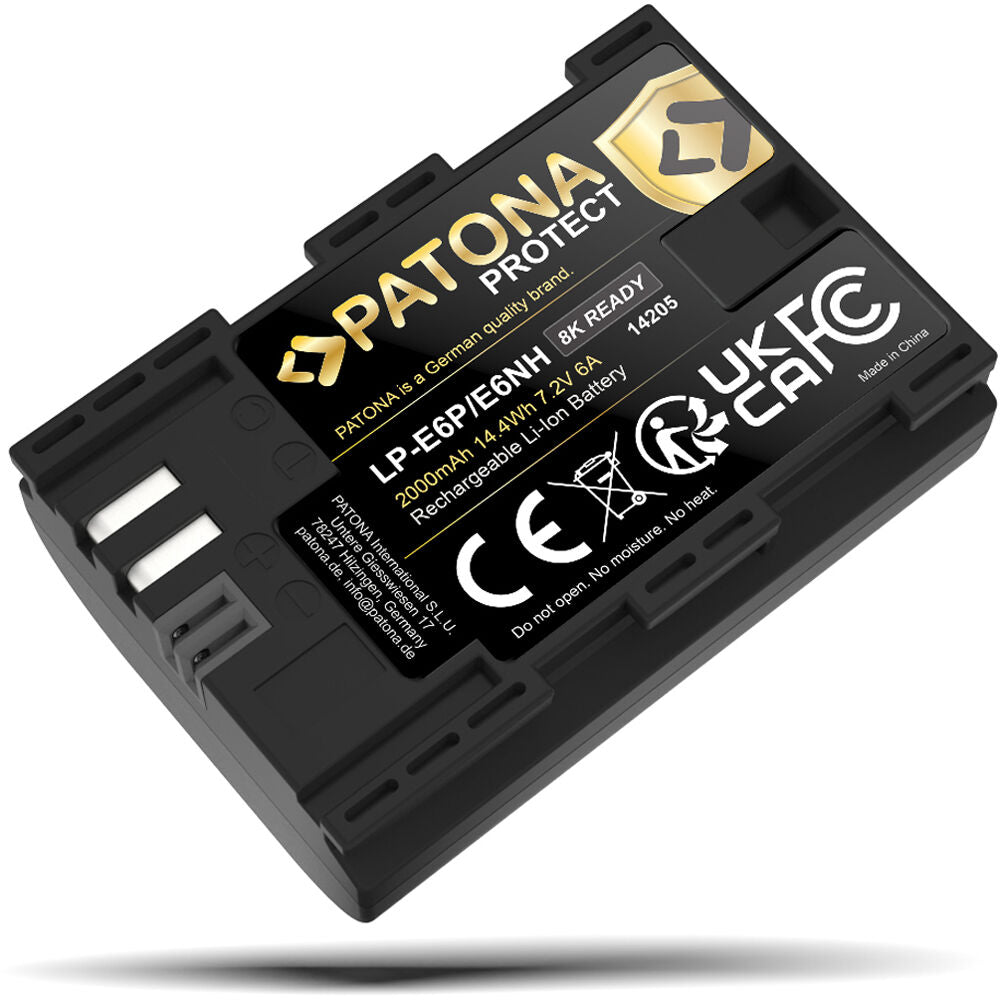 Batería PATONA Protect LP-E6P (2000mAh) - vista principal