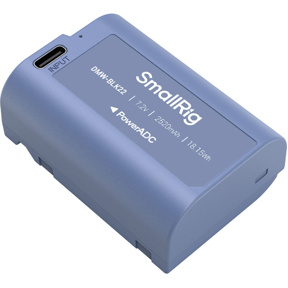 Batería SmallRig DMW-BLK22 USB-C (2520mAh, Azul) - vista principal