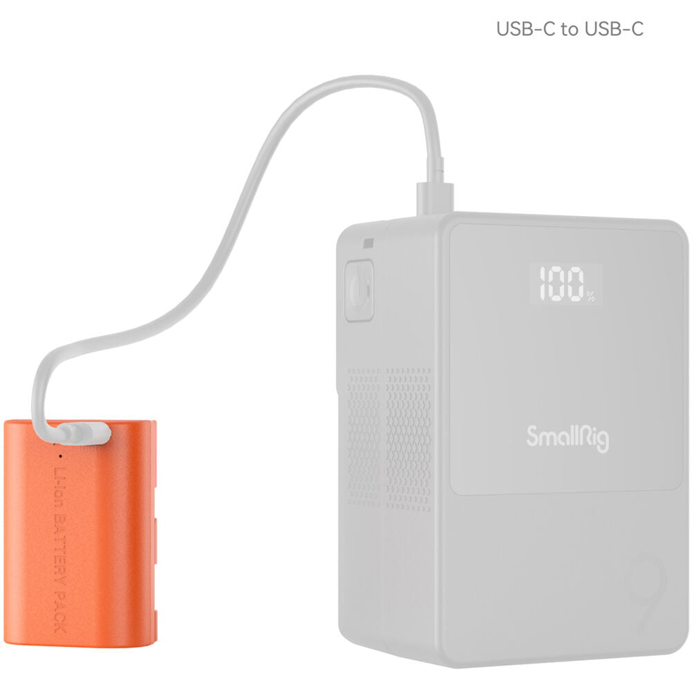 Batería SmallRig LP-E6P USB-C (2520mAh, Orange) - contenido de la caja