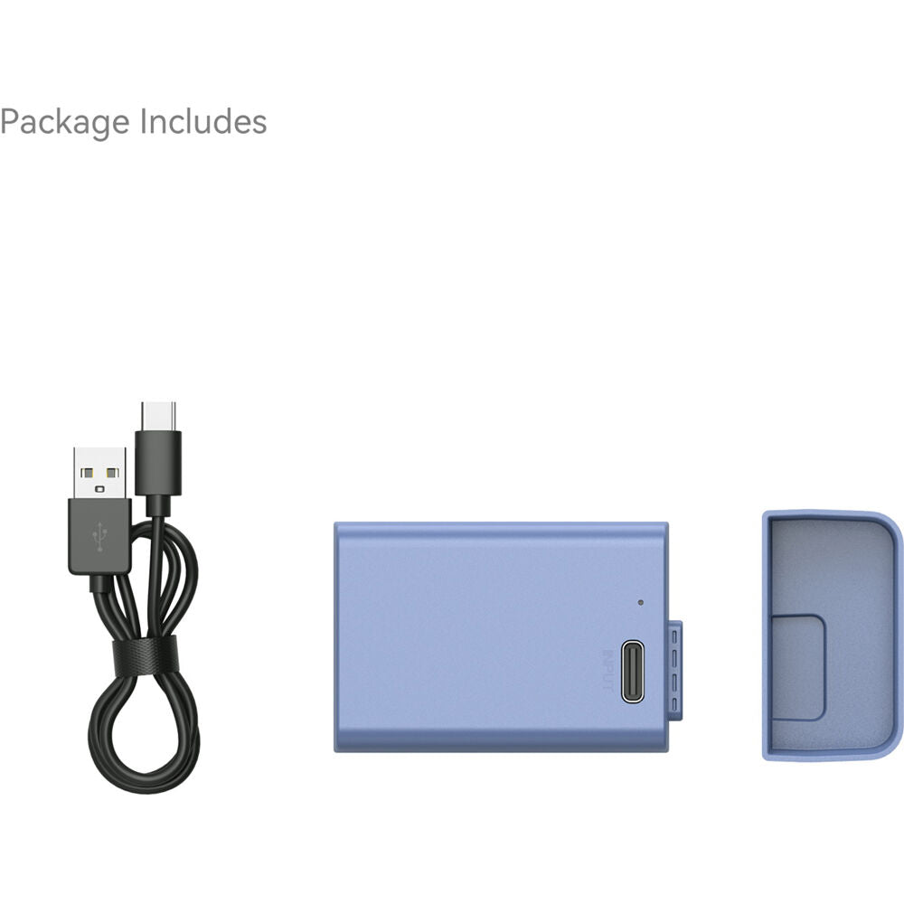 Batería SmallRig NP-EL25 USB-C (1250mAh, Azul) - en uso
