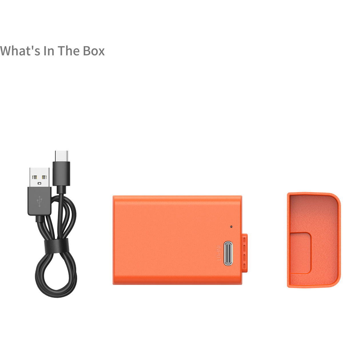 Batería SmallRig NP-EL25 USB-C (1250mAh, Orange) - en uso