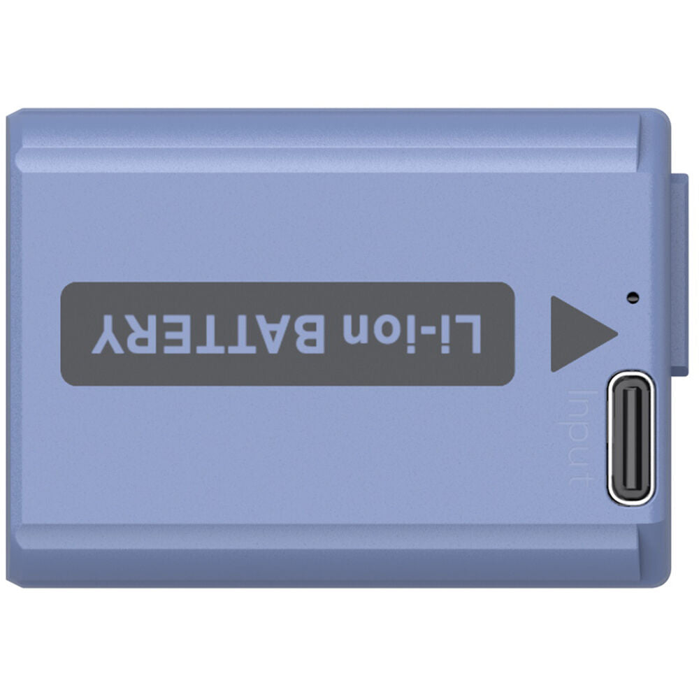 Batería SmallRig NP-FW50 USB-C (1030mAh, Azul) - vista lateral