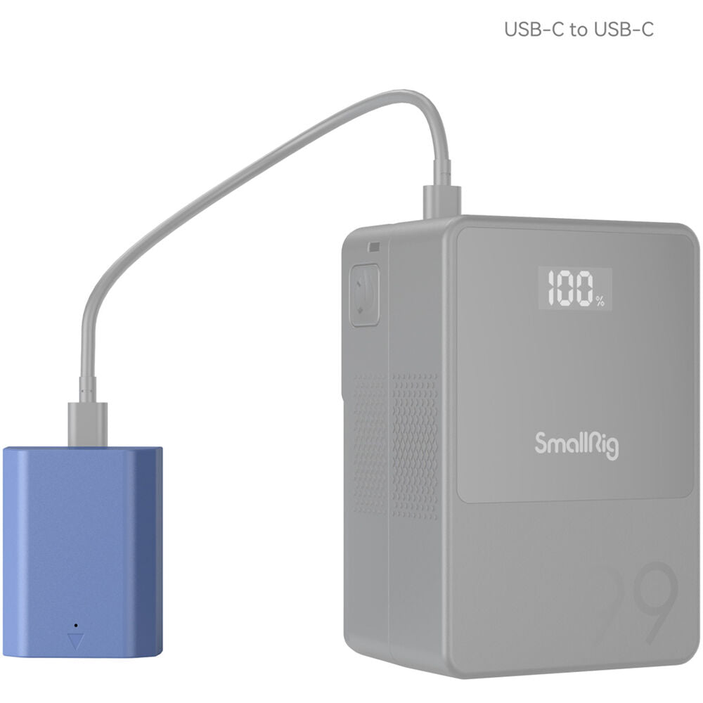 Batería SmallRig NP-FZ100 USB-C (2400mAh, Azul) - detalle