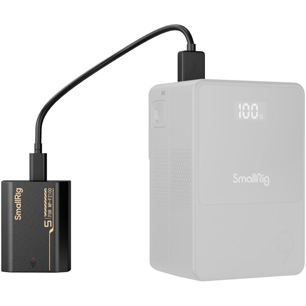 Batería SmallRig NP-FZ100 USB-C (2600mAh, Negro) - detalle
