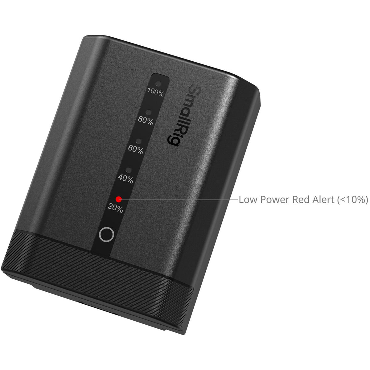 Batería SmallRig NP-FZ100 USB-C con Power Display (2600mAh) - vista lateral