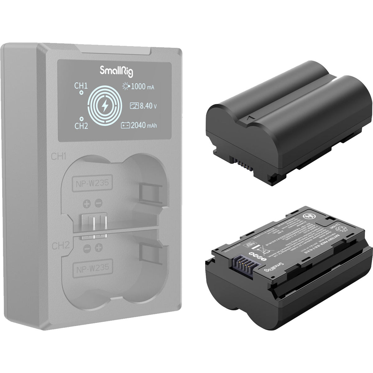 Batería SmallRig NP-W235 Camera - vista trasera