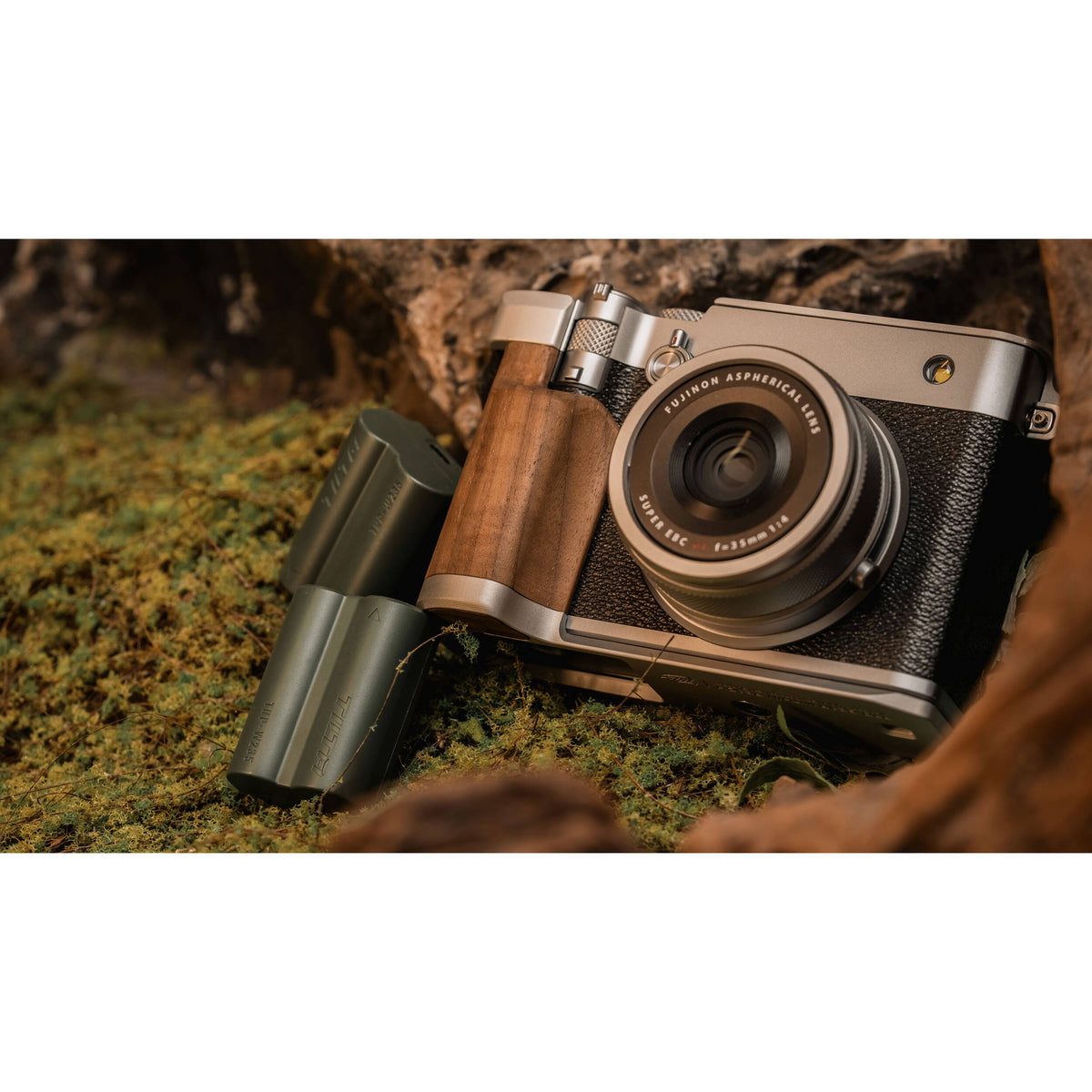 Batería Tilta NP-W235 USB-C (2400mAh) - en uso