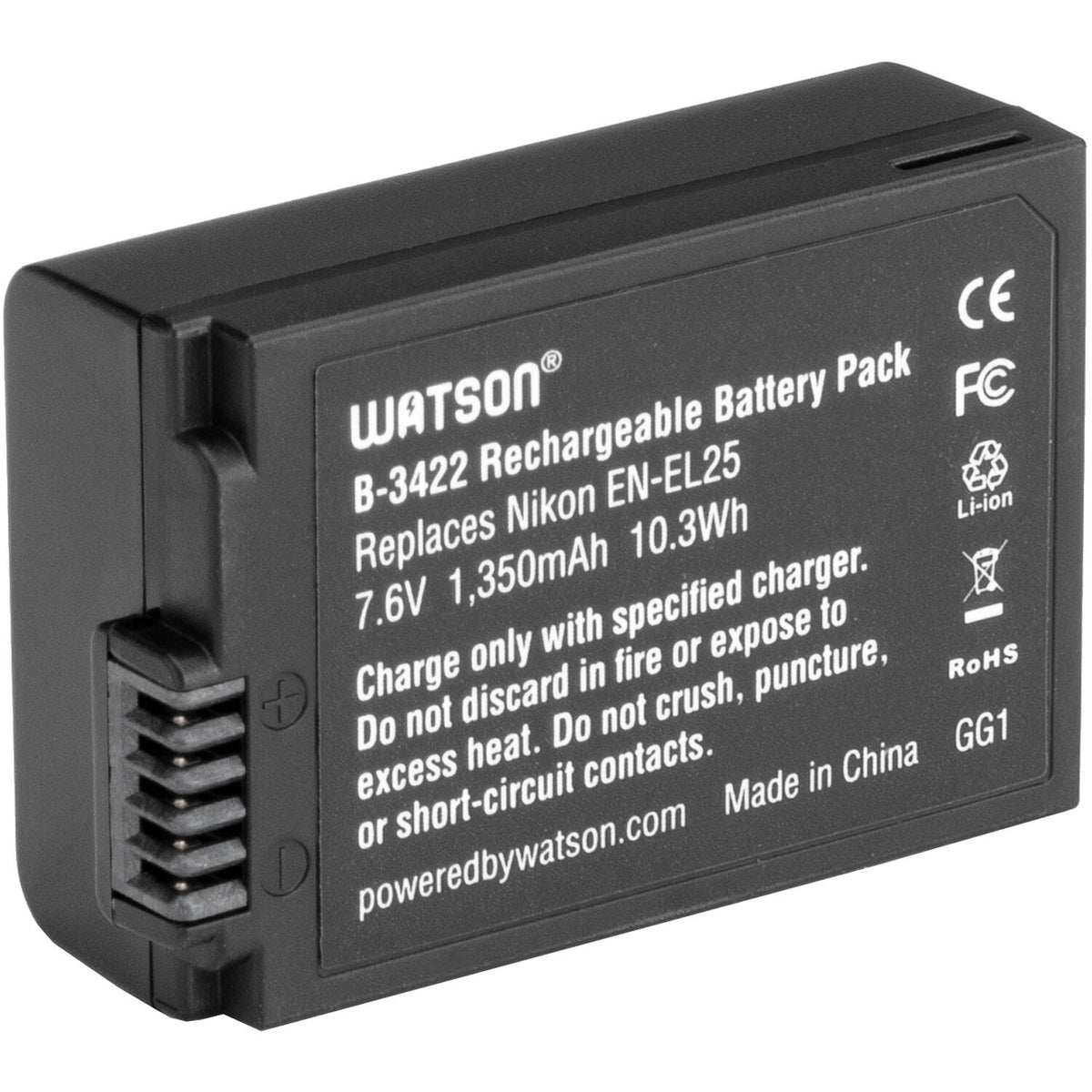 Batería Watson EN-EL25 (7.6V, 1350mAh) - vista principal