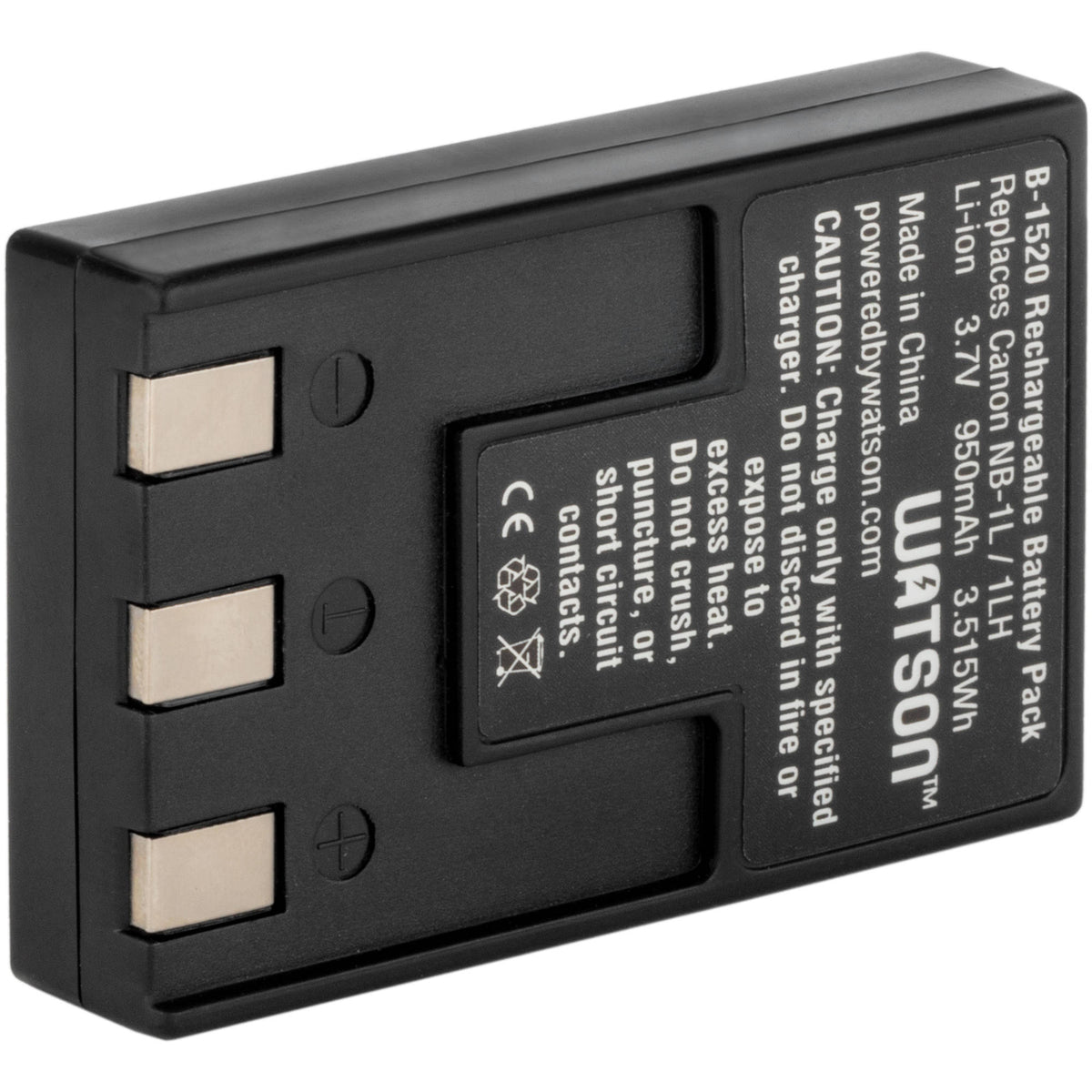 Batería Watson NB-1LH (3.7V, 950mAh) - vista principal