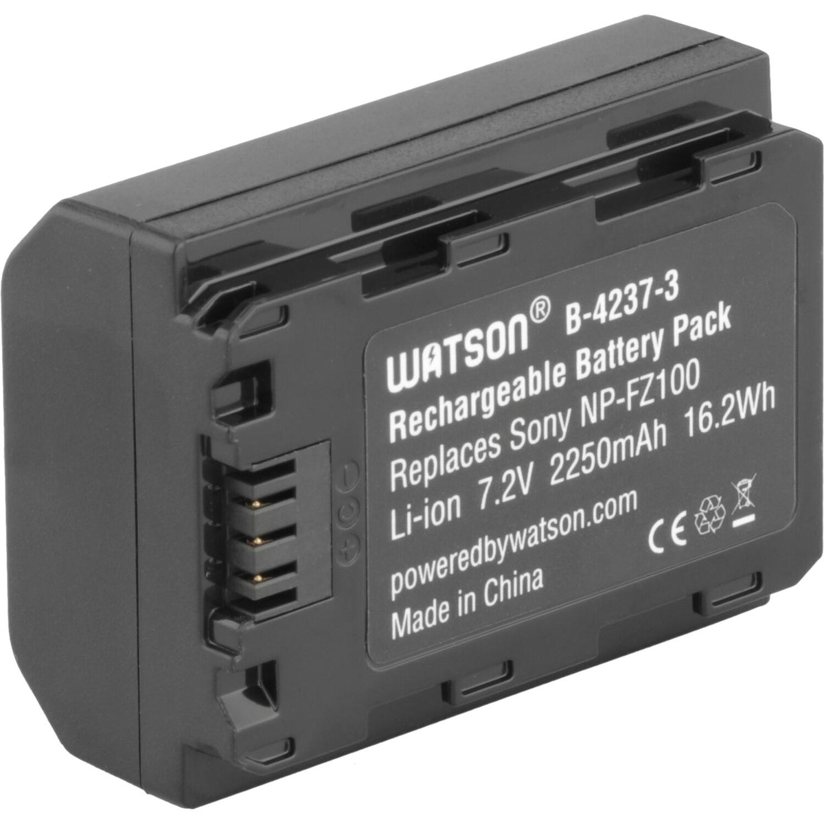 Batería Watson NP-FZ100 V3 (7.2V, 2250mAh, 16.2Wh) - vista principal