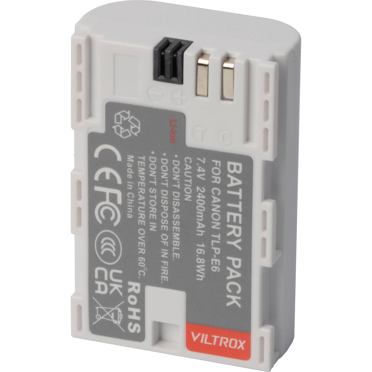 Batería Weeylite TLP-E6 con USB-C Charging Port (7.4V, 2400mAh) - vista frontal