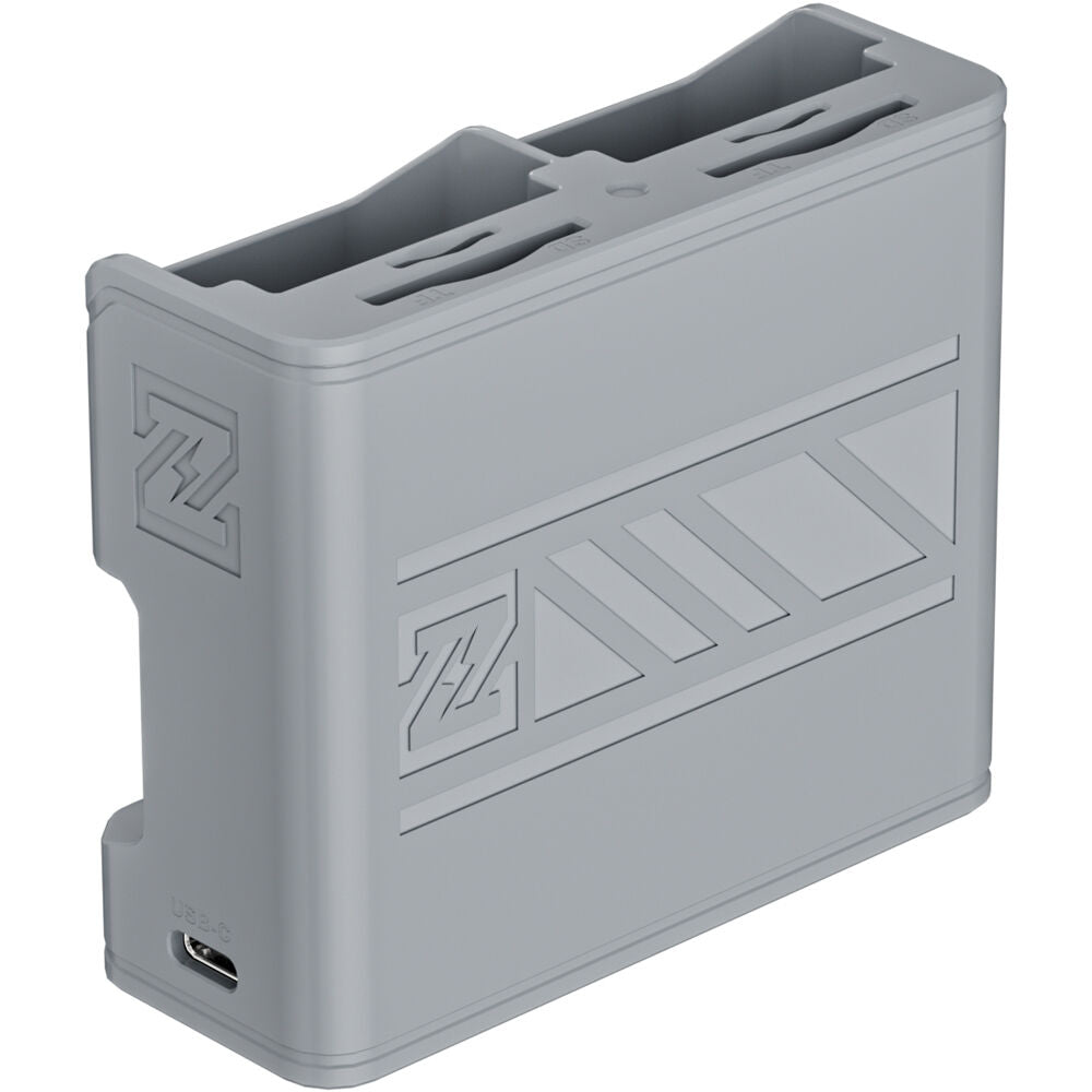 Batería ZGCINE Travel Charging Case kit con 2 NP-FZ100 (2600mAh, Gris) - contenido de la caja