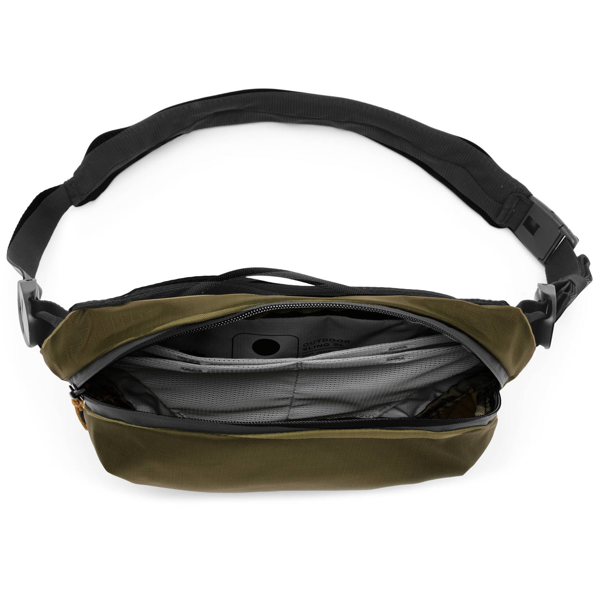 Bolso Bandolera Peak Design Outdoor Sling (Kelp, 2L) - vista frontal