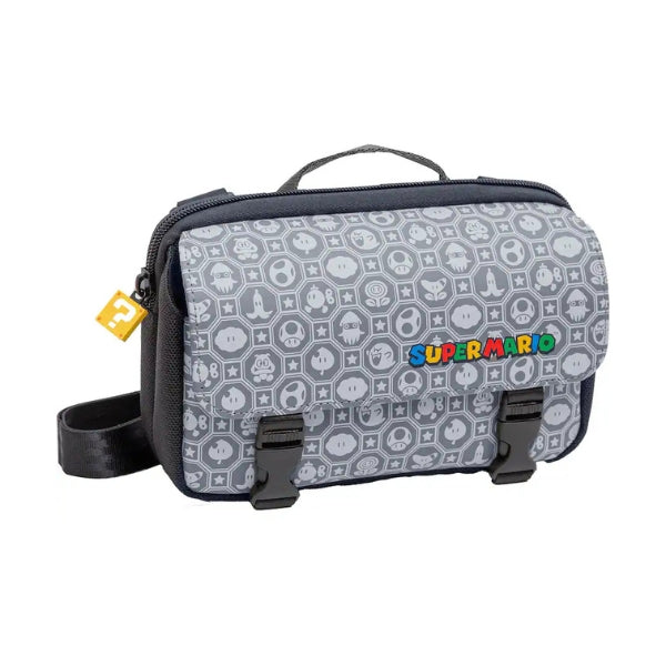 bolso-bandolera-rds-industries-game-traveler-deluxe-super-mario-de-nylon-con-compartimentos-para-nintendo-switch-2-switch-y-oled-negro