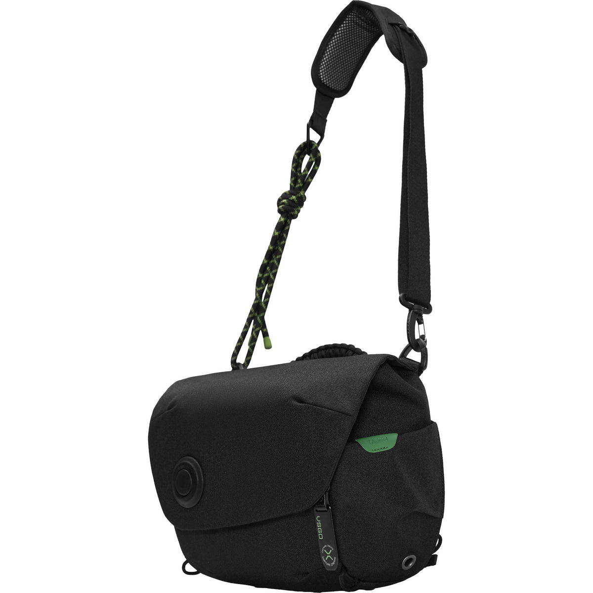 Bolso Bandolera VSGO Snipe Casual Travel (Negro, 6L) - vista lateral