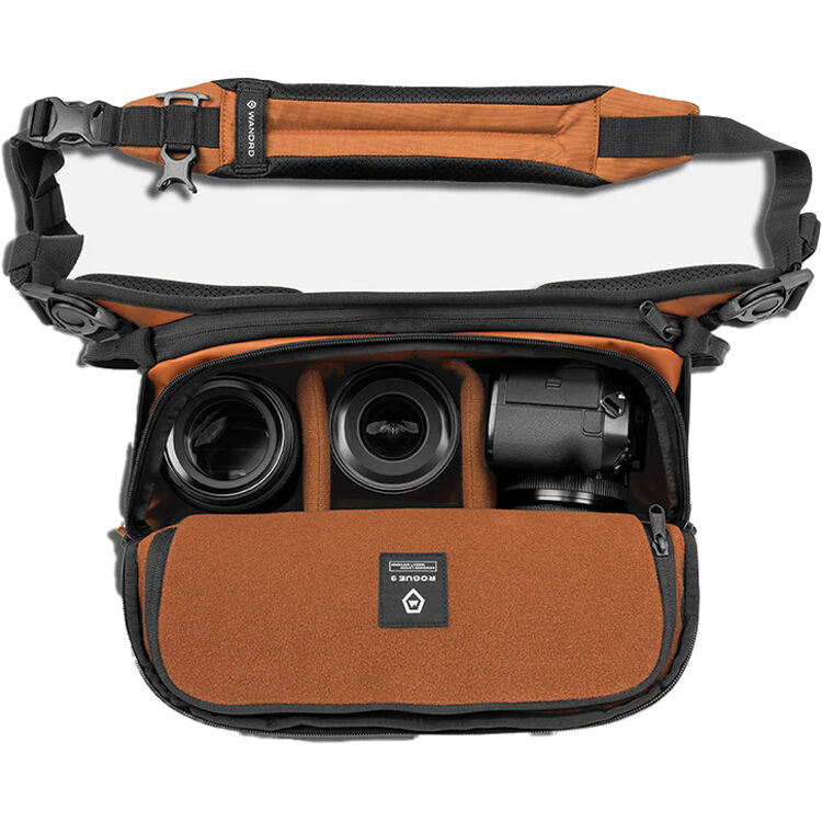Bolso Bandolera WANDRD ROGUE V2 (Naranja Sedona, 9L) - detalle
