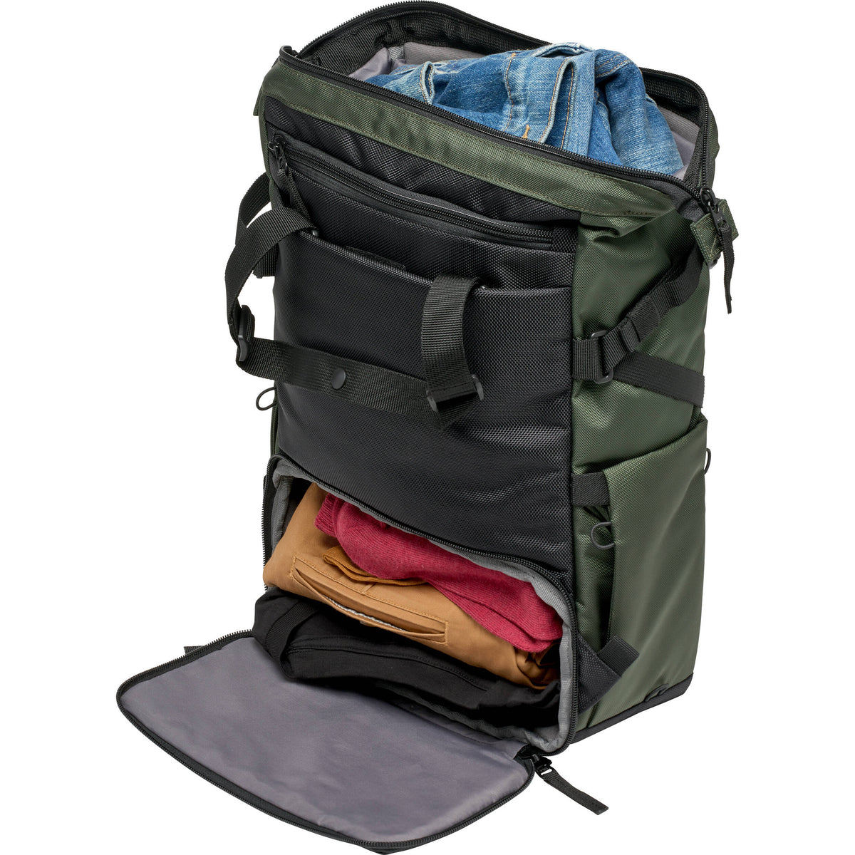 Bolso Manfrotto 12L Street Convertible (Verde) - vista lateral