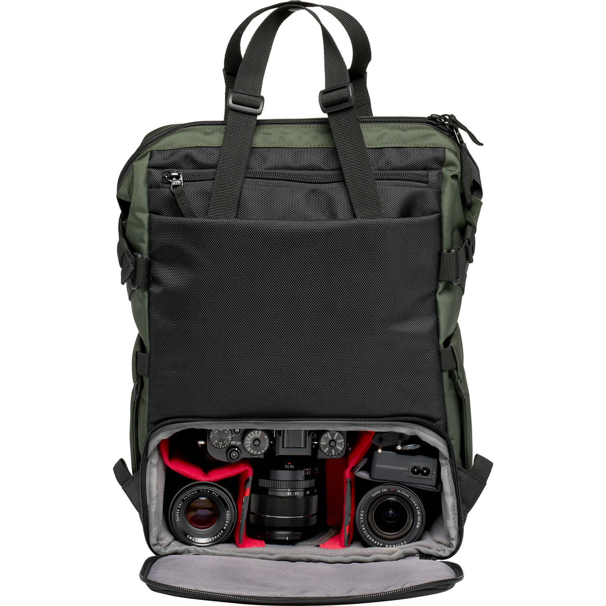 Bolso Manfrotto 12L Street Convertible (Verde) - detalle