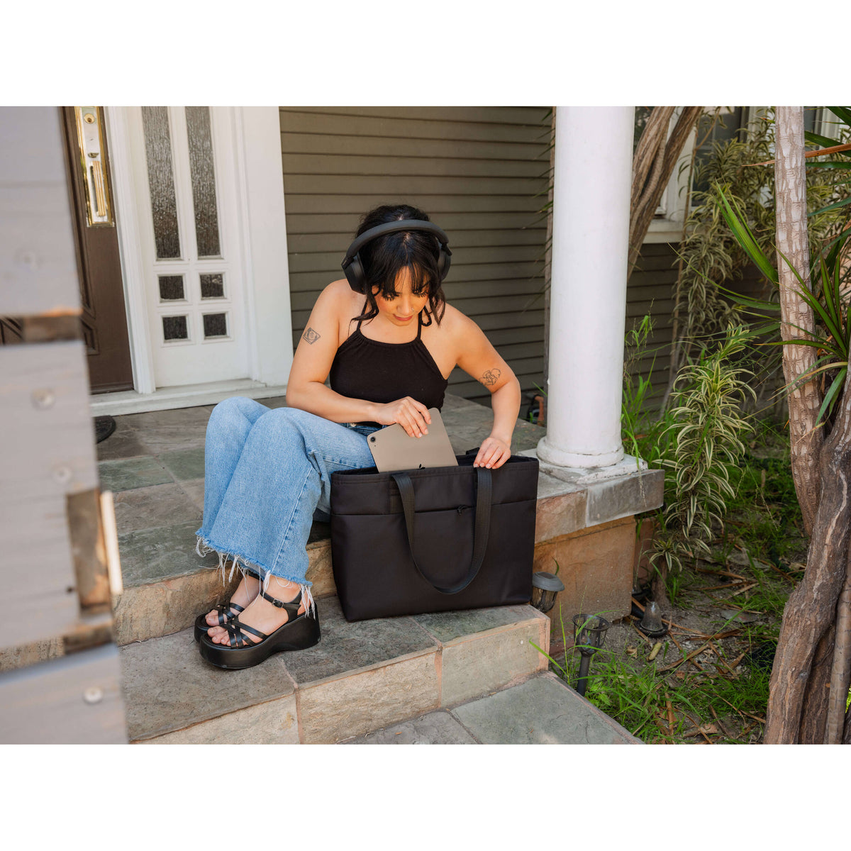 Bolso Moment Everything Tech (Negro, 19L) - detalle