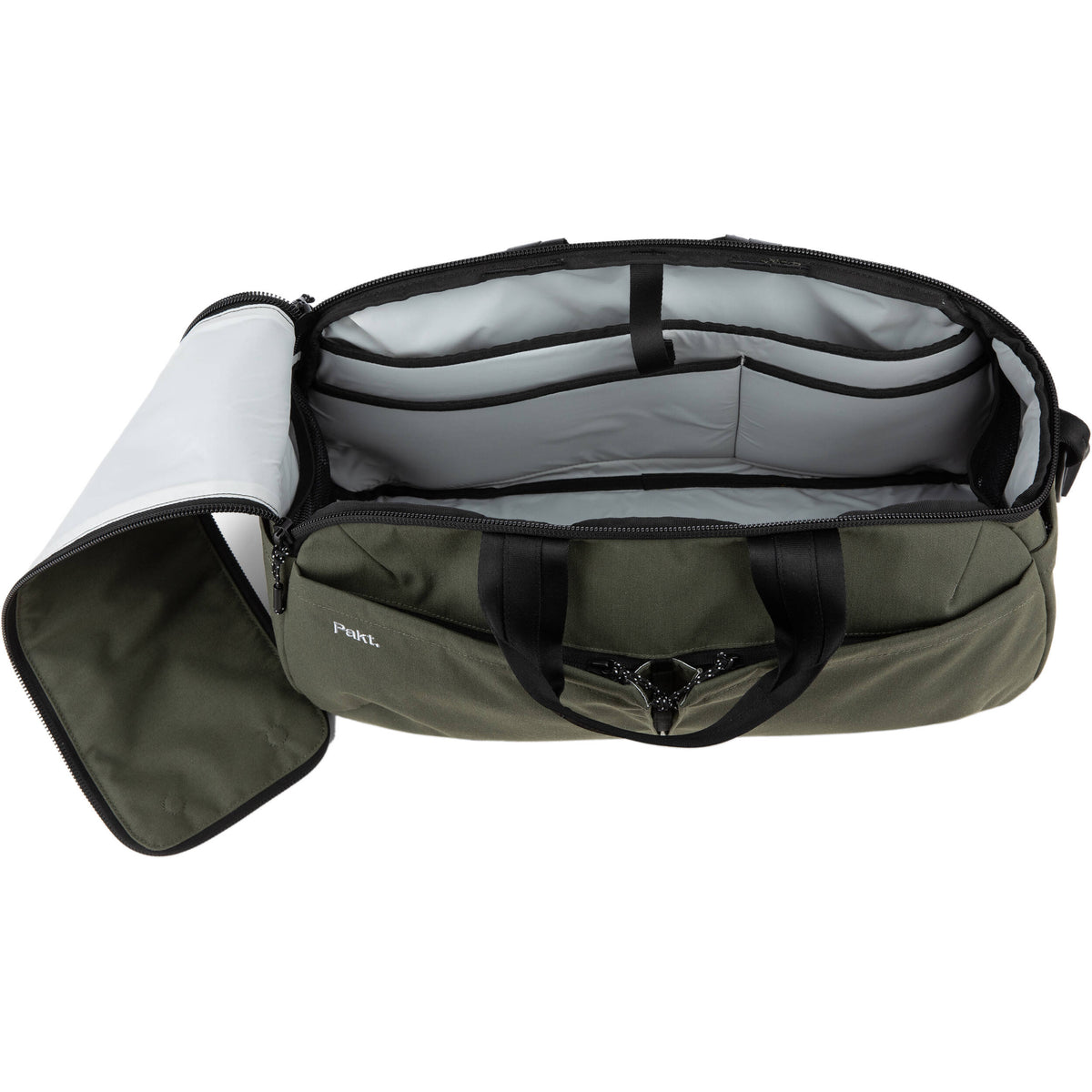 Bolso Pakt Travel Duffel (Forest, 25L) - vista trasera