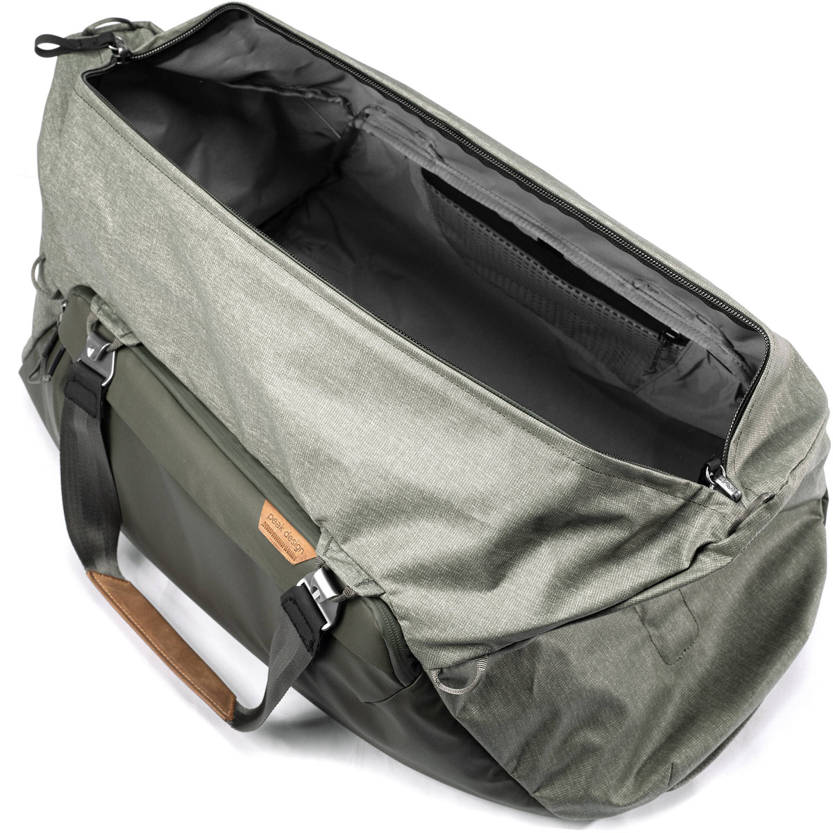 Bolso Peak Design Travel Duffel (Sage, 65L) (BTRD-65-SG-2) - vista frontal