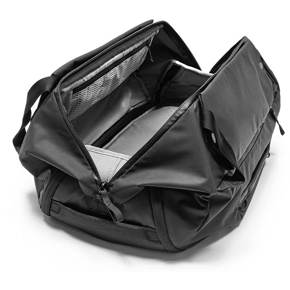 Bolso Peak Design Travel Duffelpack (Negro, 65L) - vista frontal