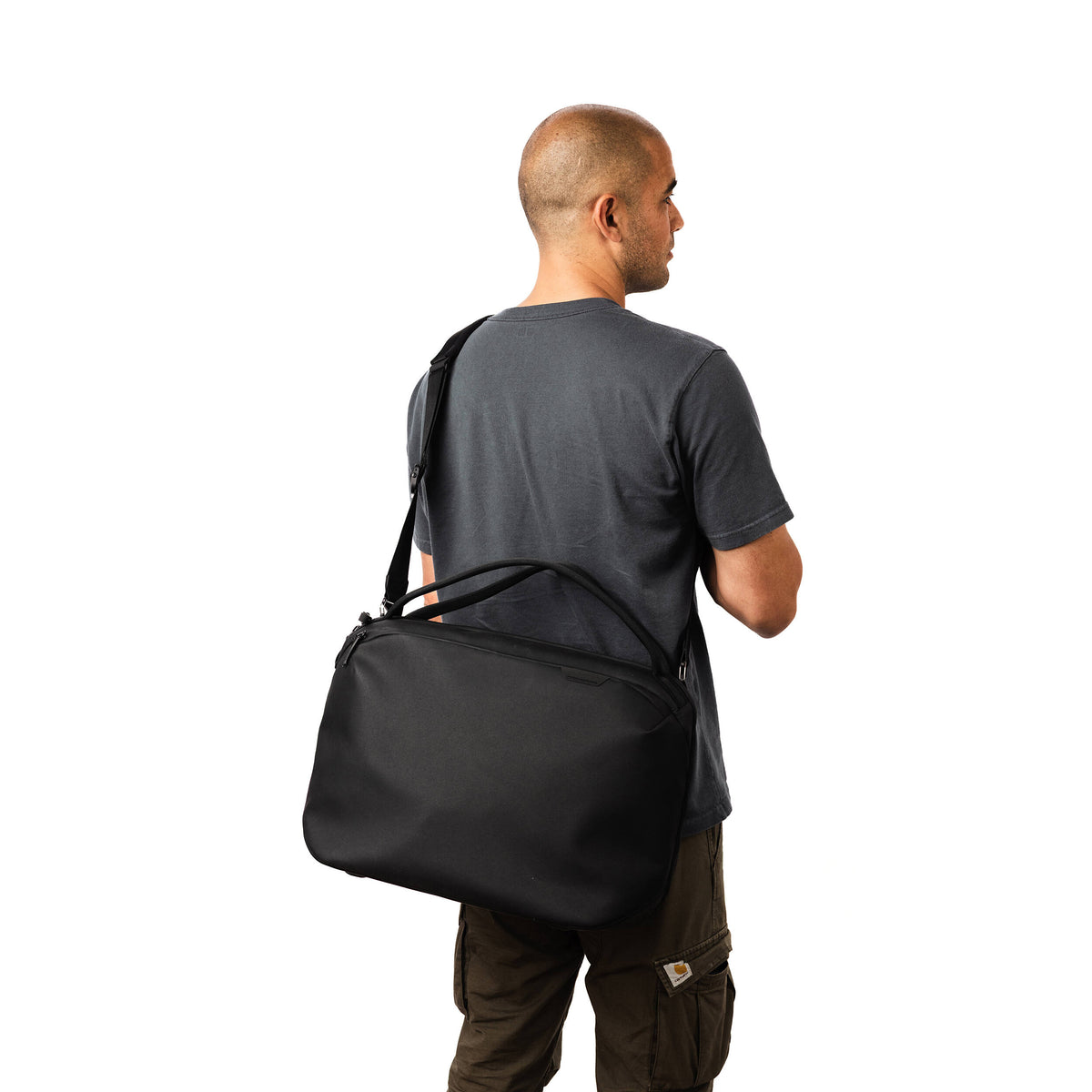 Bolso Peak Design Travel Weekender (Negro, 25L) - detalle
