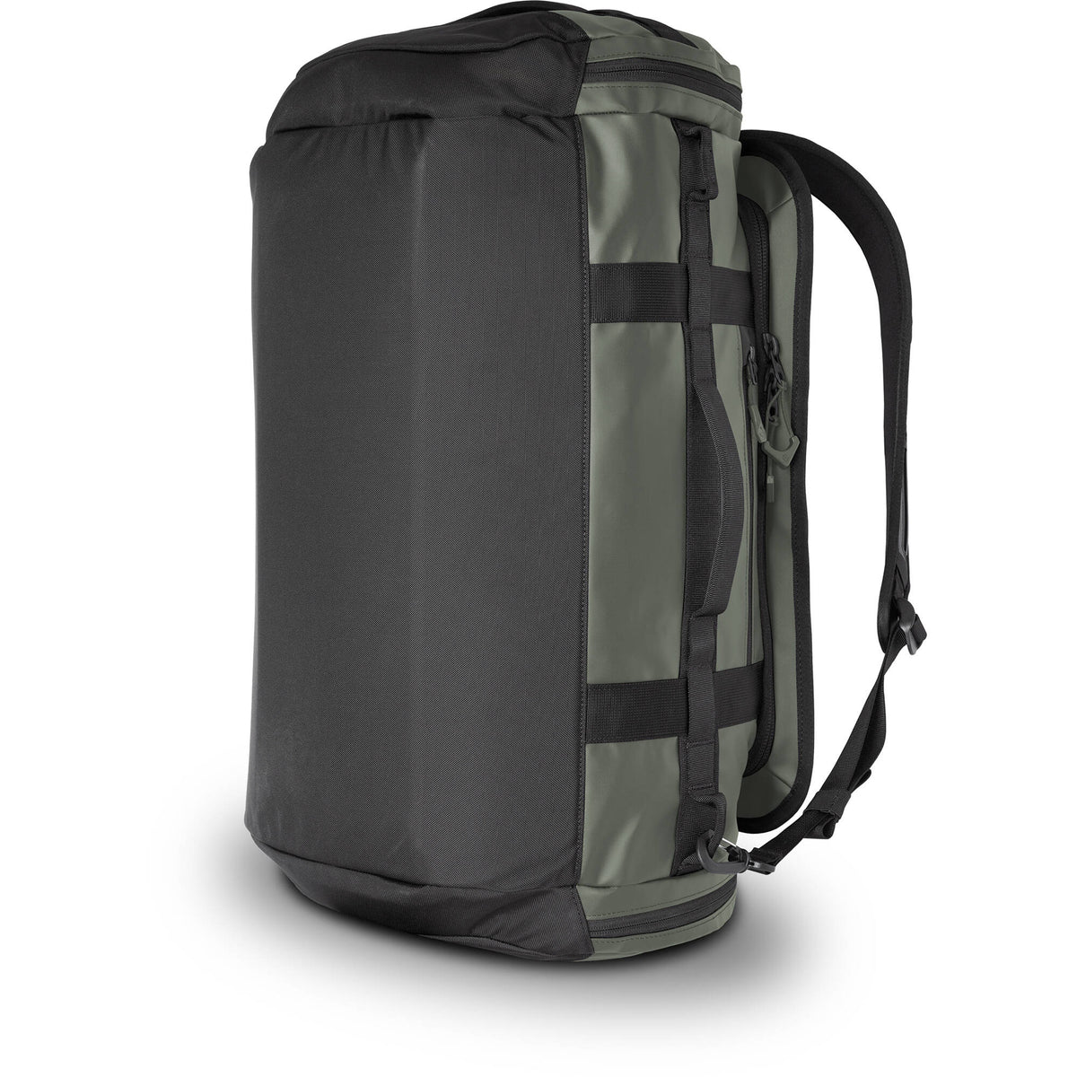 Bolso WANDRD CARRYALL Duffel (Verde Wasatch, 40L) - puertos y conexiones