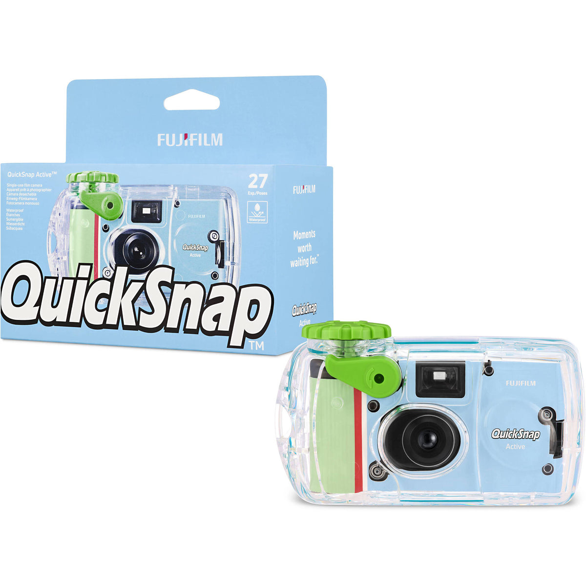 Cámara Analógica Fujifilm QuickSnap Waterproof 800 (27 Exposiciones) - detalle