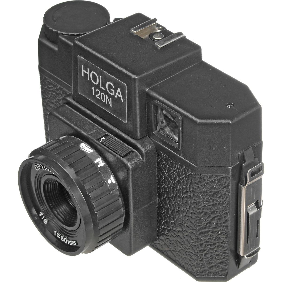 Cámara Analógica Holga 120N (Negro) - vista trasera