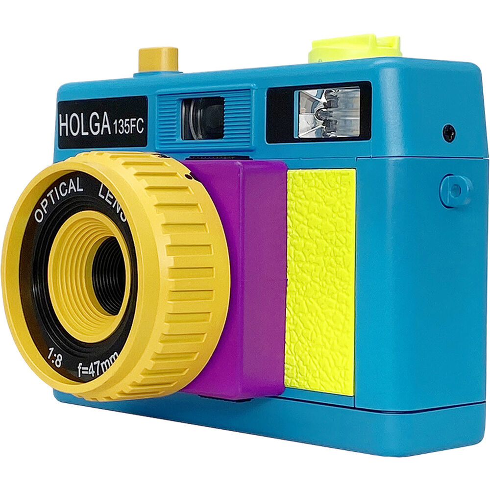 Cámara Analógica Holga 135FC con Flash (Retro Neon) - vista trasera