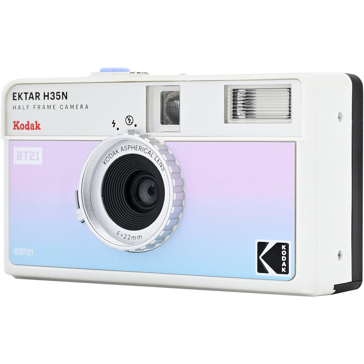 Cámara Analógica Kodak Ektar H35N (Edición BT21) - contenido de la caja