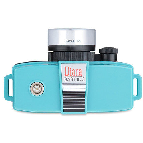 Cámara Analógica Lomography Diana Baby 110 con Kit de Lente de 12 mm (Verde Azulado y Negro) - puertos y conexiones