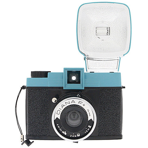 Cámara Analógica Lomography Diana F+ y Flash (Verde Azulado y Negro) - vista principal