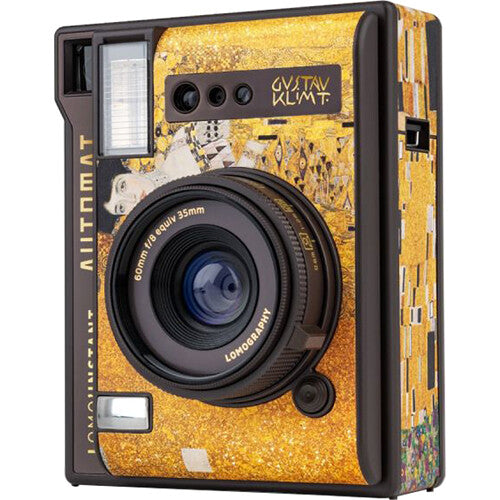 Cámara Analógica Lomography Lomo'Instant Automat Glass (Edición Klimt Kiss) - vista lateral
