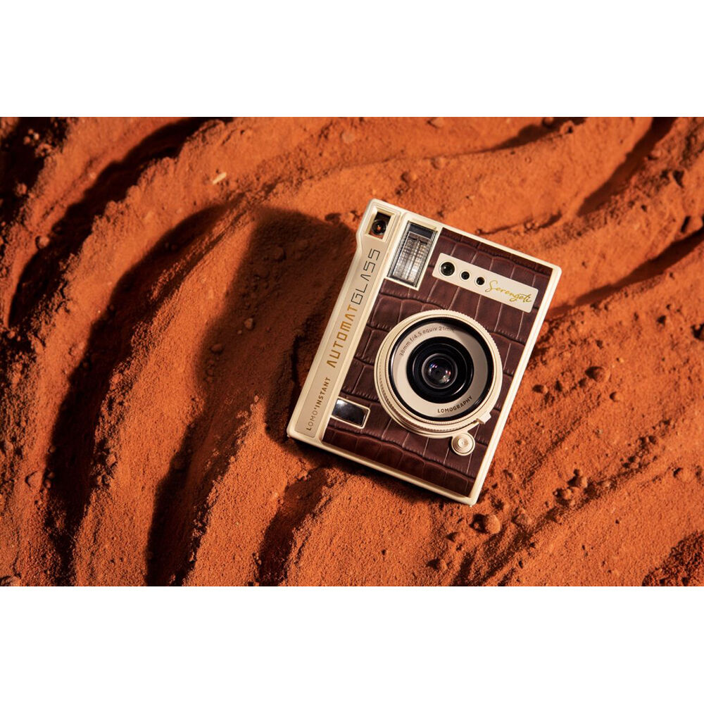 Cámara Analógica Lomography Lomo'Instant Automat Glass (Edición Serengeti) - detalle