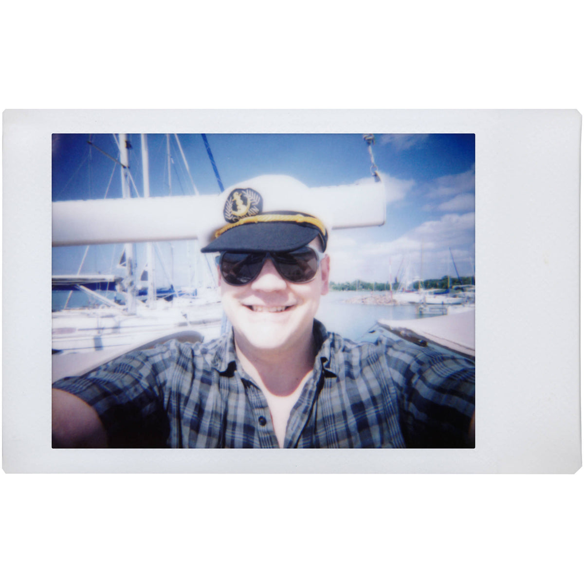 Cámara Analógica Lomography Lomo'Instant (Edición Negra) - en uso