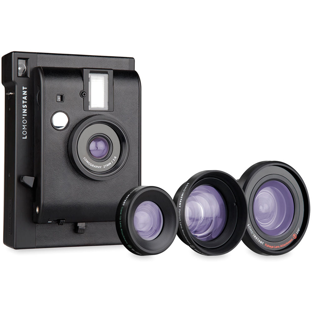 Cámara Analógica Lomography Lomo'Instant y 3 Lentes (Edición Negra) - vista principal