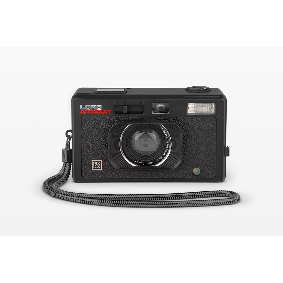 Cámara Analógica Lomography LomoApparat 21mm Gran Angular (Negro) - vista lateral