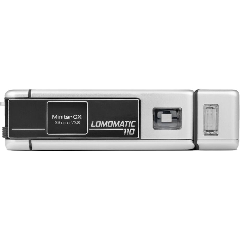 Cámara Analógica Lomography Lomomatic 110 con Flash (Metal) - contenido de la caja