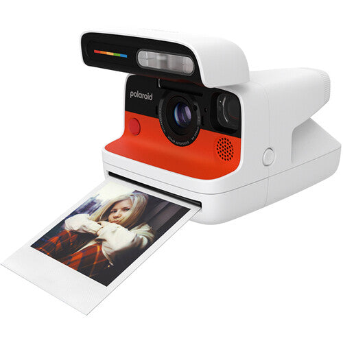 Cámara Analógica Polaroid Flip (Blanco) - vista lateral