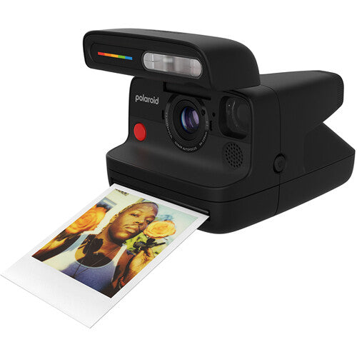Cámara Analógica Polaroid Flip (Negro) - vista lateral